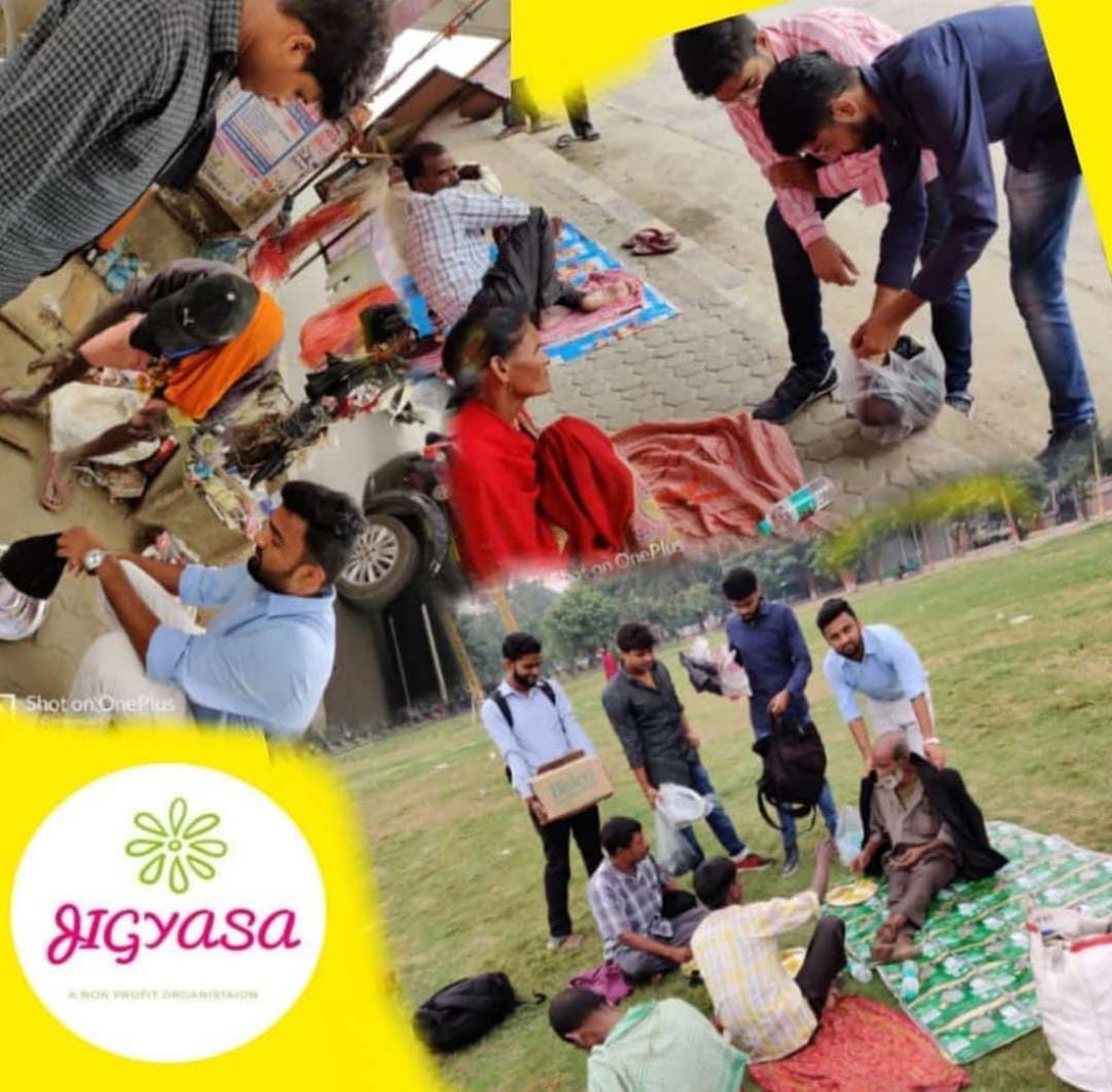 Jigyasa Food Bank community support activity