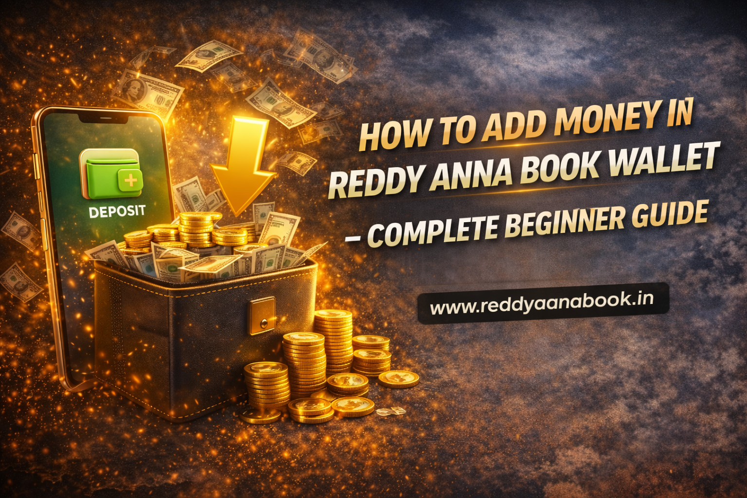 How to Deposit Money in Your Reddy Anna Book Account