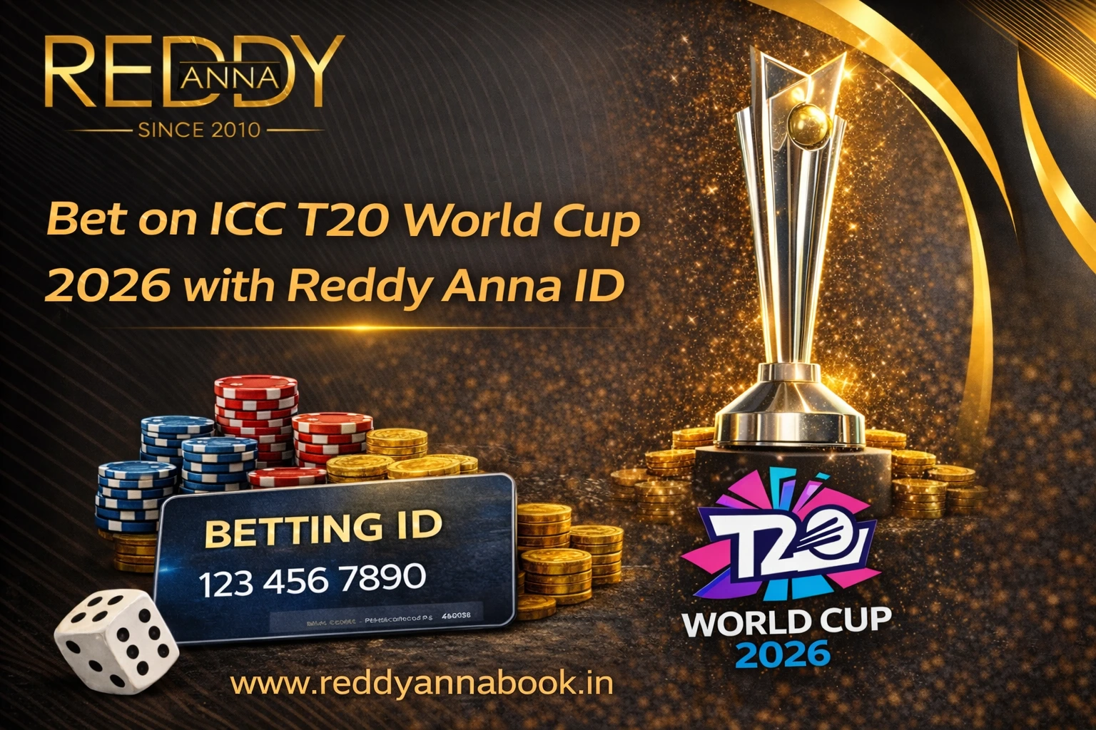 Bet on ICC T20 World Cup 2026 with Reddy Anna ID