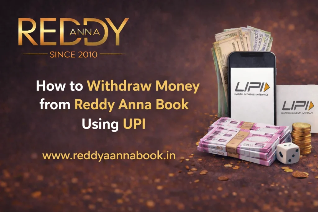 How to Withdraw Money from Reddy Anna Book Using UPI