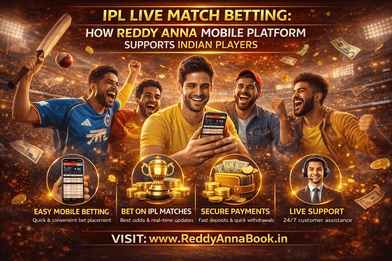 IPL Live Match Betting How Reddy Anna Mobile