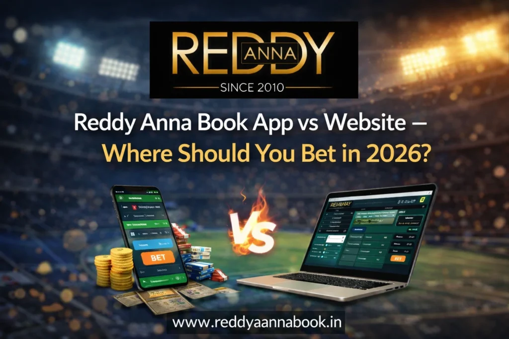 Reddy Anna Book App vs Website