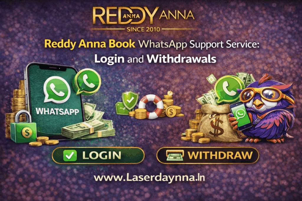 Reddy Anna Book WhatsApp Support