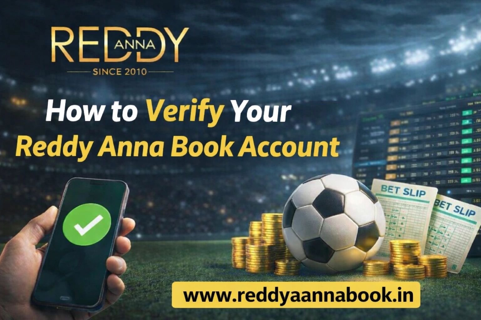 Verify Your Reddy Anna Book Account