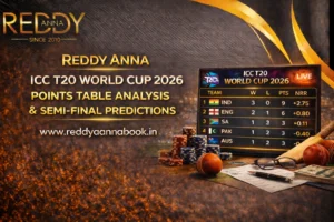 Reddy Anna ICC T20 World Cup 2026