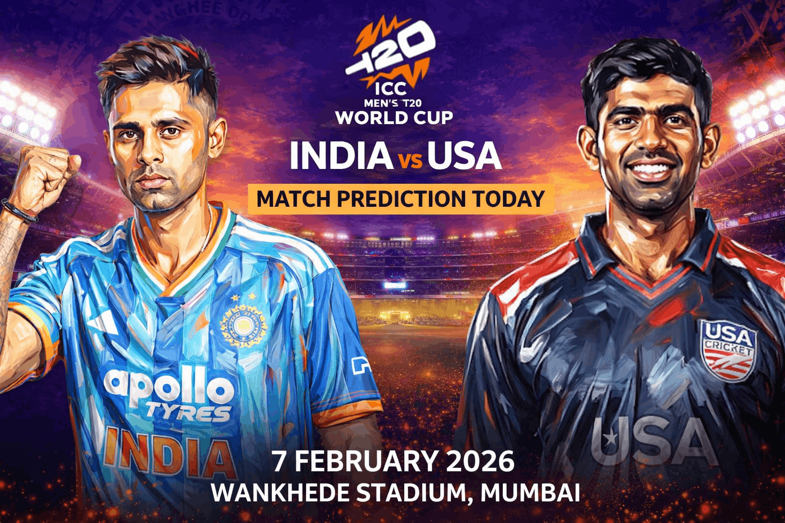 ind vs usa match prediction