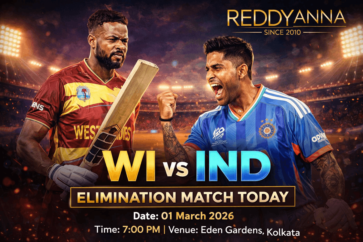 ind vs wi eliminate match prediction