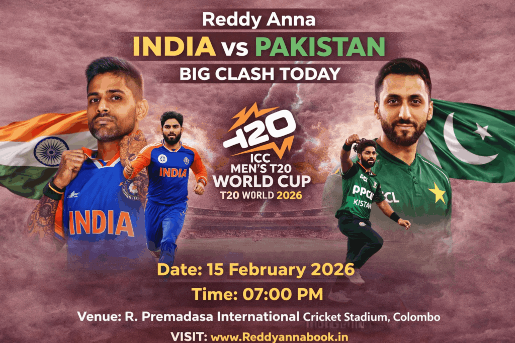 reddy anna ind vs pak match