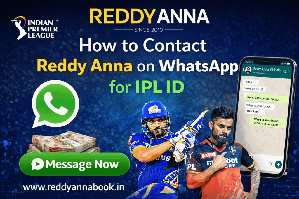 Reddy Anna WhatsApp for IPL ID
