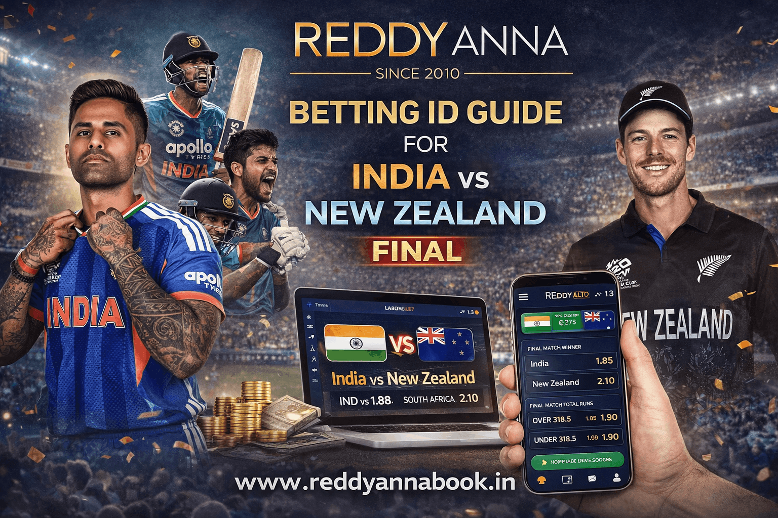 ind vs nz final betting id