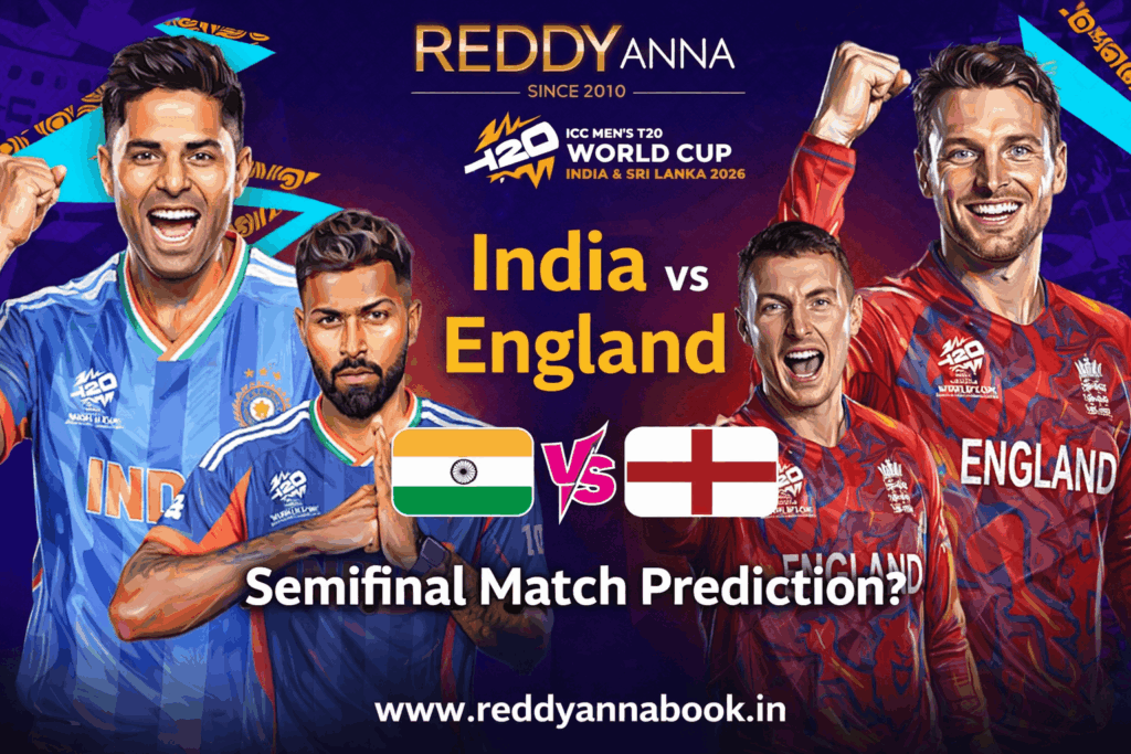 reddy anna eng vs ind semifinal match prediction