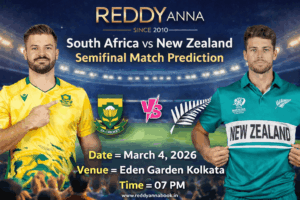 reddy anna sa vs nz semifinal match