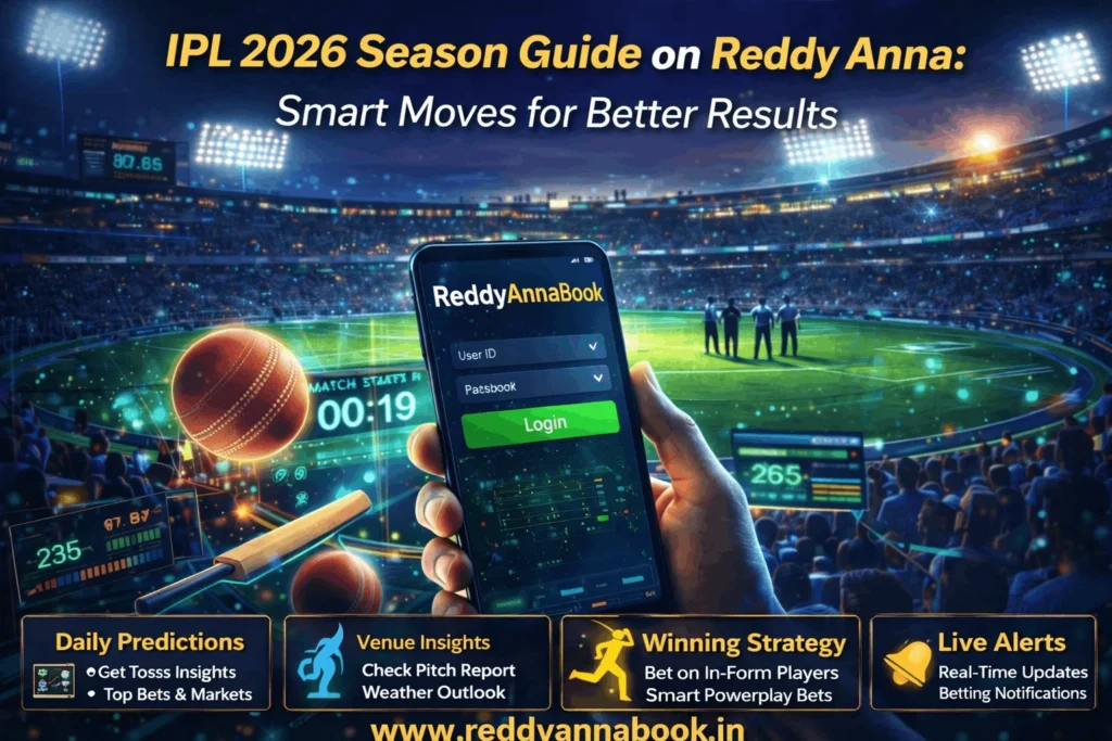 IPL 2026 Season Guide on Reddy Anna