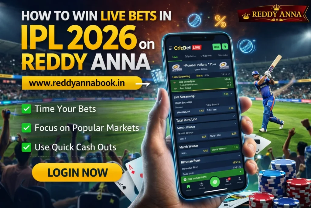 Reddy Ana Live Betting in IPL Login