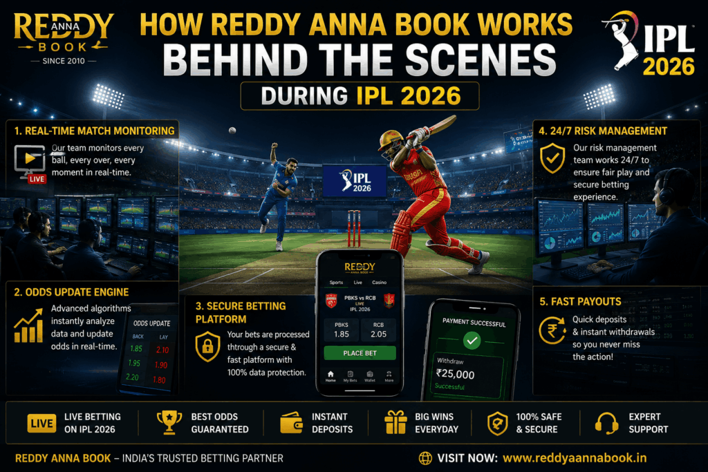IPL Reddy Anna Book Works Behind