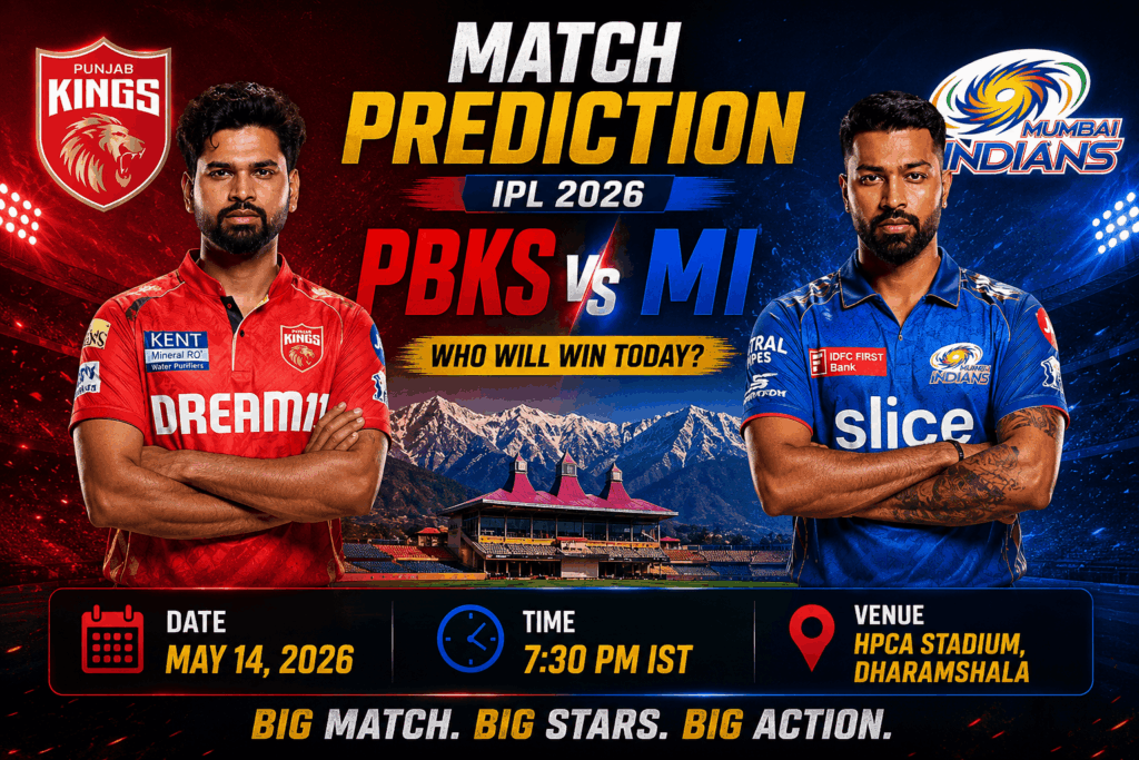 PBKS VS MI Match