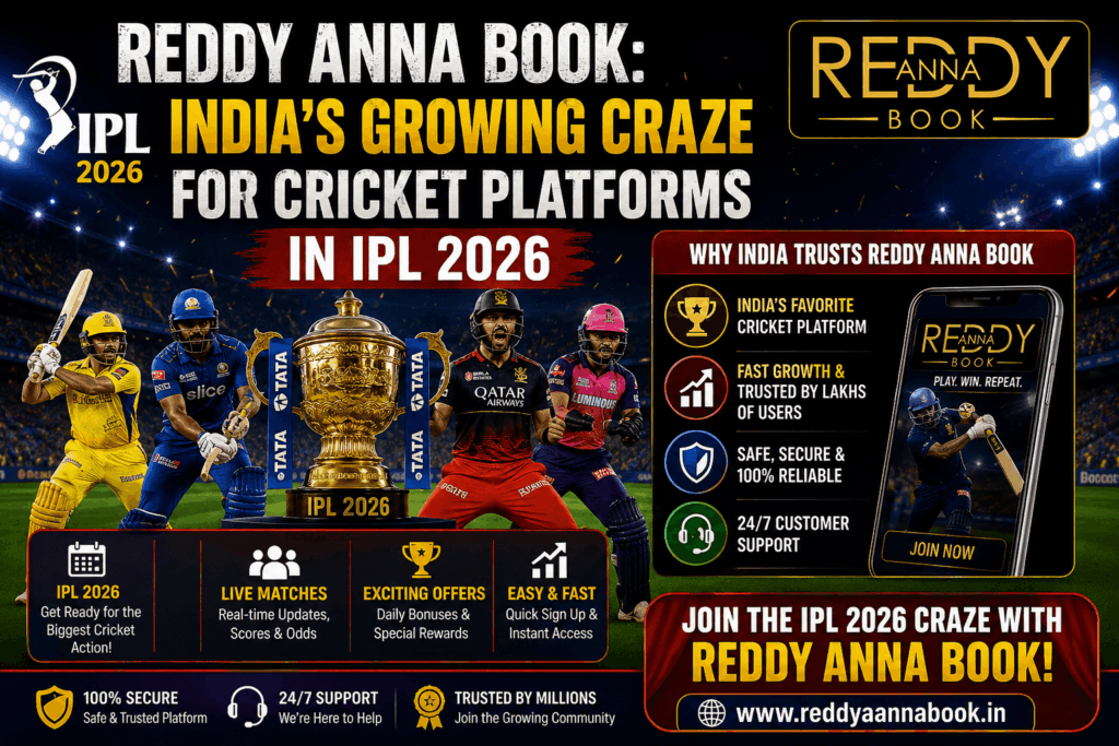 Reddy Anna Book online cricket platform