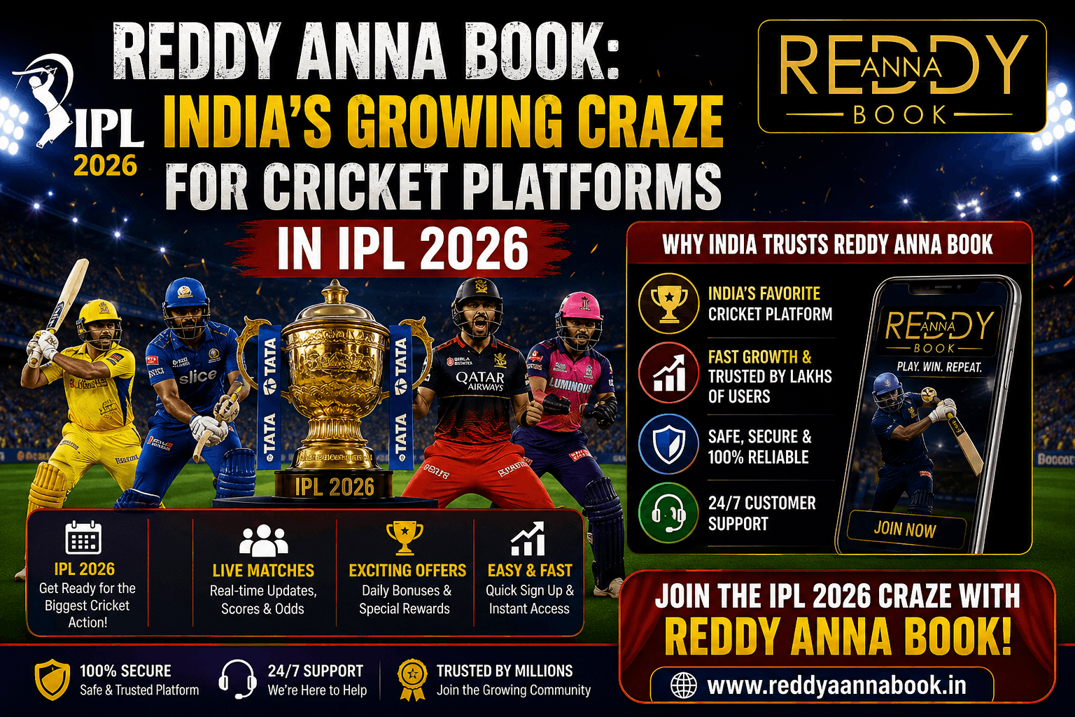 Reddy Anna Book online cricket platform