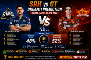 SRH VS GT MATCH PREDICTION TODAY