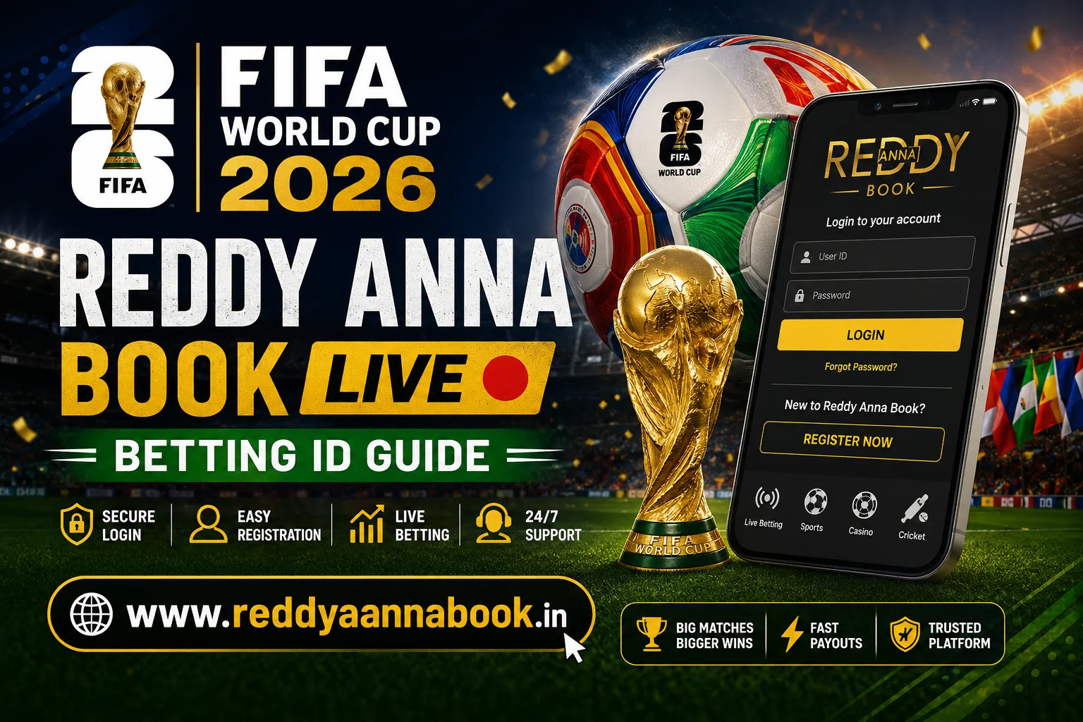FIFA World Cup 2026 Reddy Anna Book
