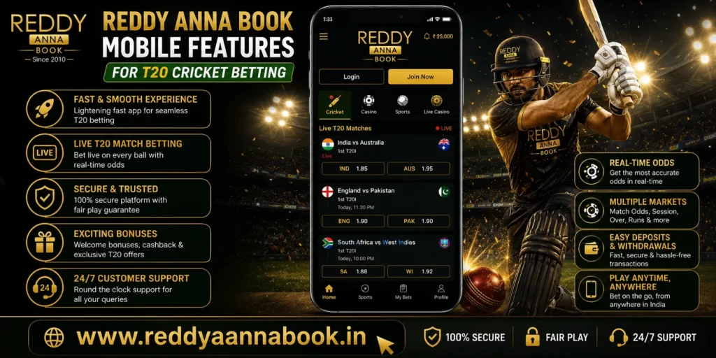 Reddy Anna Book T20 cricket betting