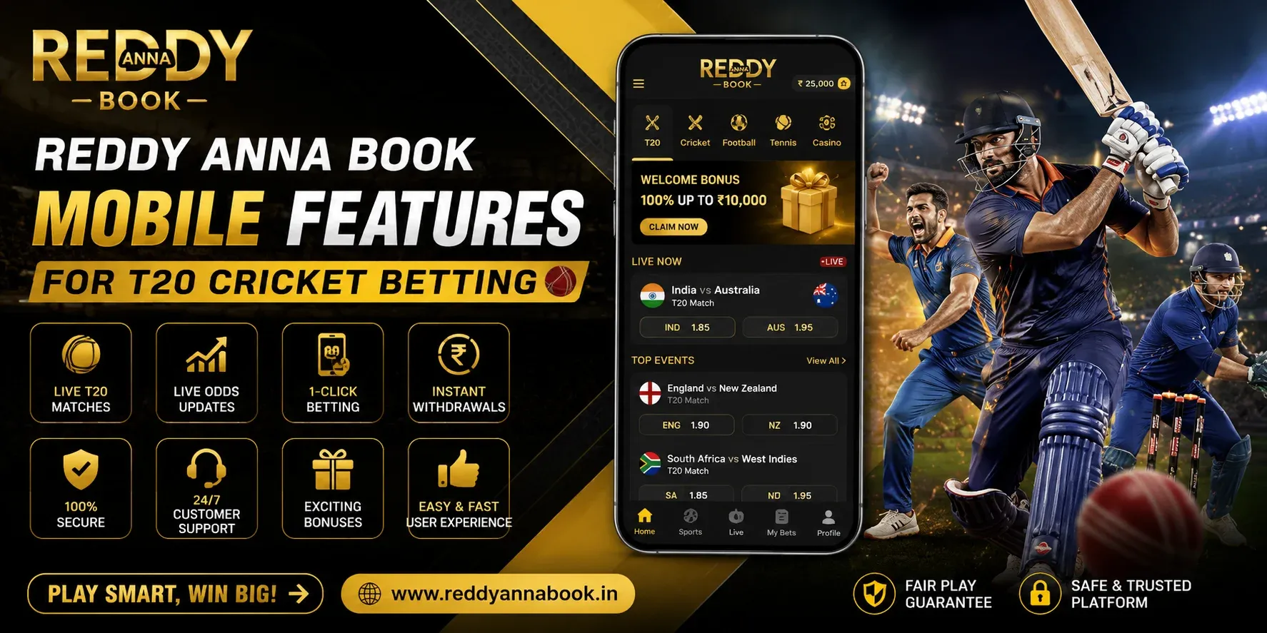 Reddy Anna Mobile T20 betting india