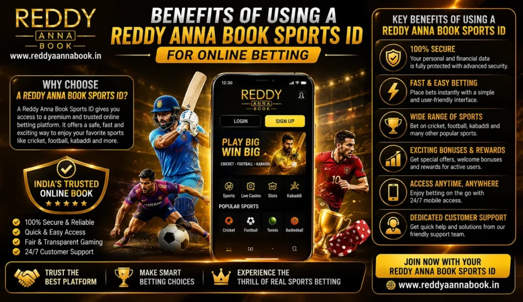 Benefits of Using a Reddy Anna Book Sports ID for Online