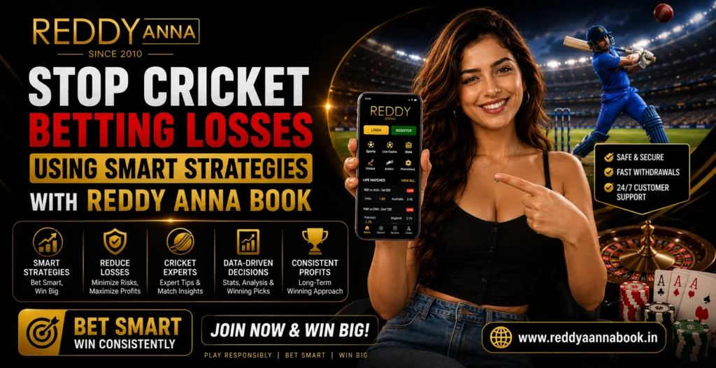 Cricket Betting Losses Using Smart Strategies With Reddy Anna Book