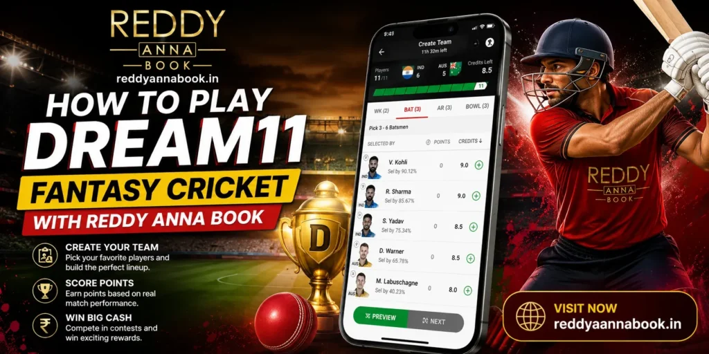 Dream11 Fantasy Cricket with Reddy Anna Book