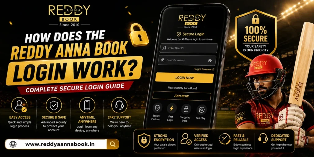 How Does Reddy Anna Book Login Work