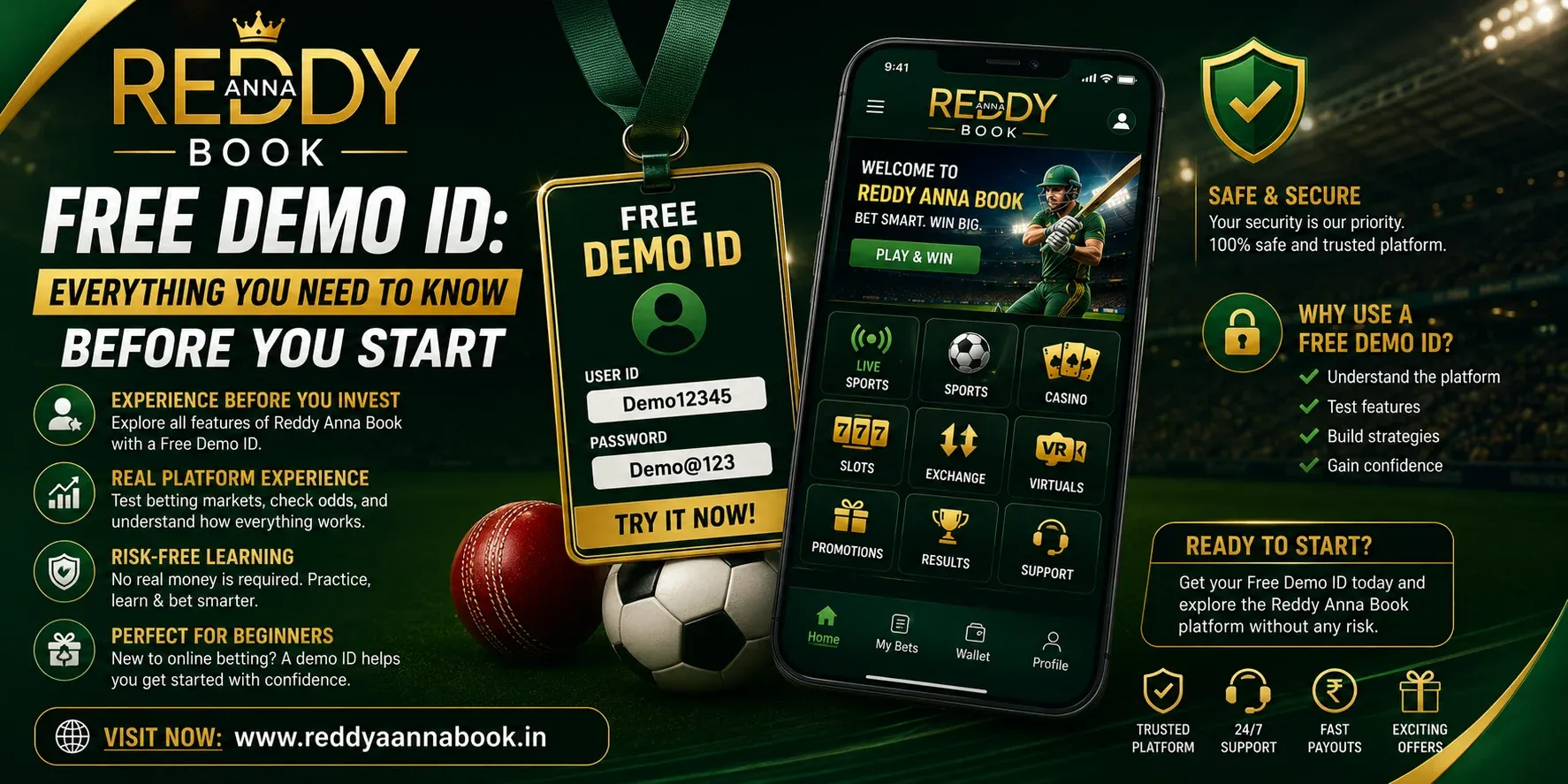 Reddy Anna Book Free Demo ID