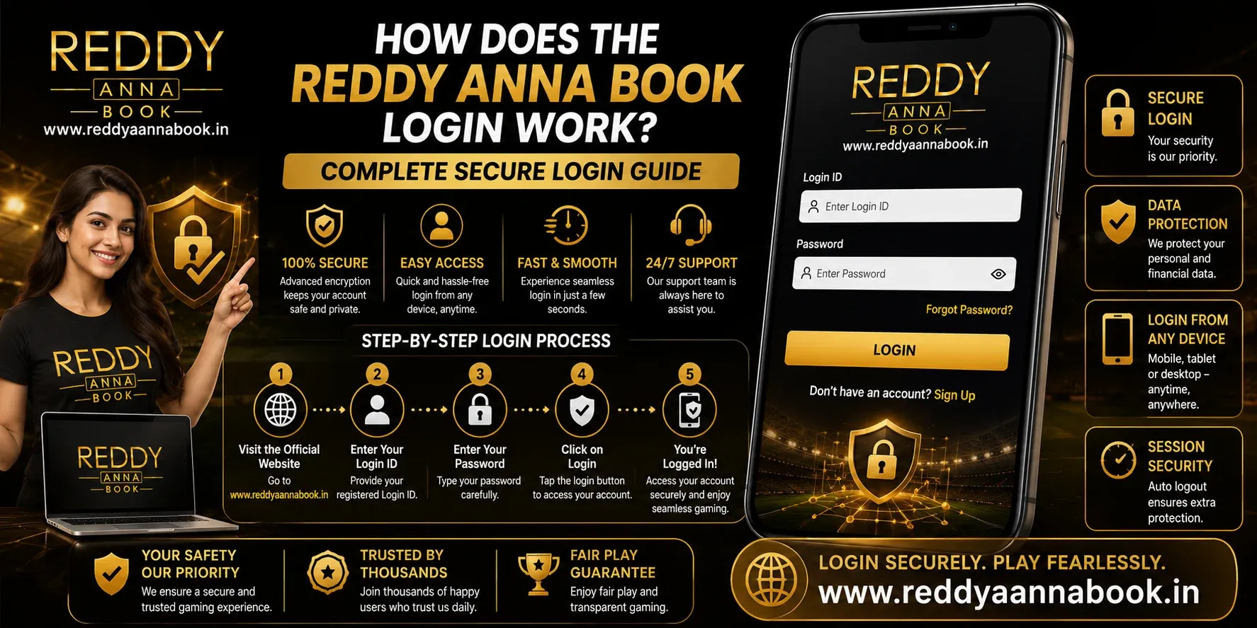 Reddy Anna Book Login Work