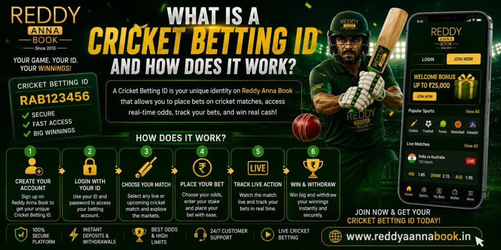 Reddy Anna Cricket Betting ID Work
