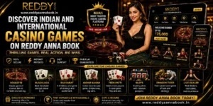Indian and International Casino Games on Reddy Anna Book