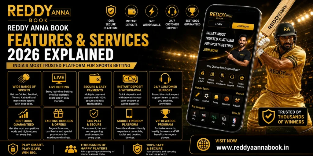 Reddy Anna Book Features and Services 2026
