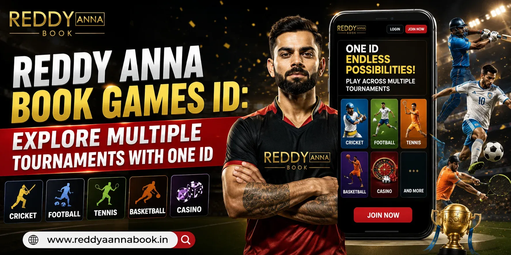 Reddy Anna Book Games ID