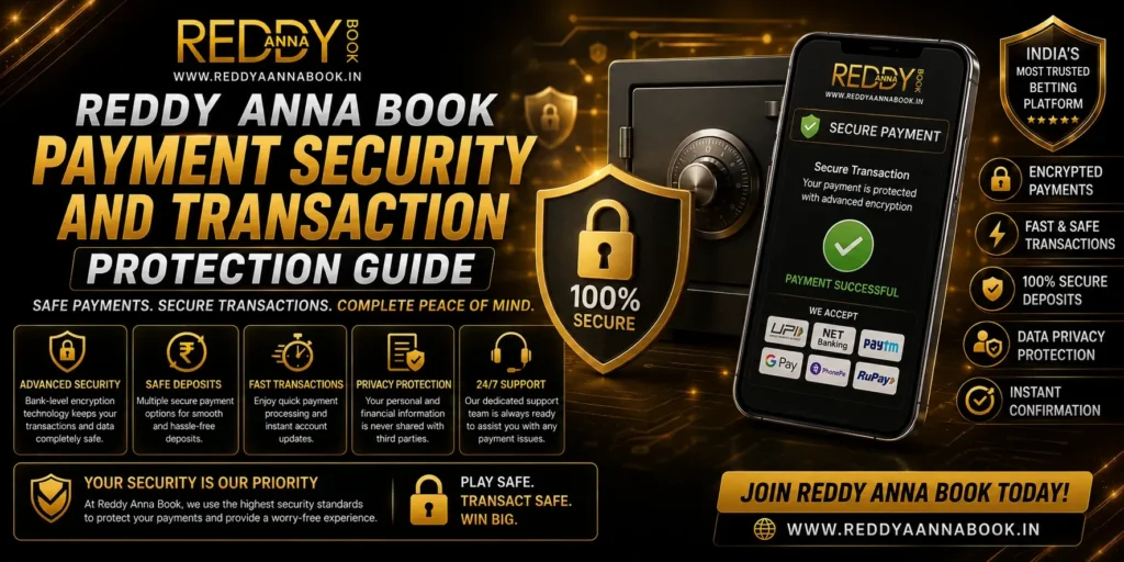 Reddy Anna Book Payment Security and Transaction