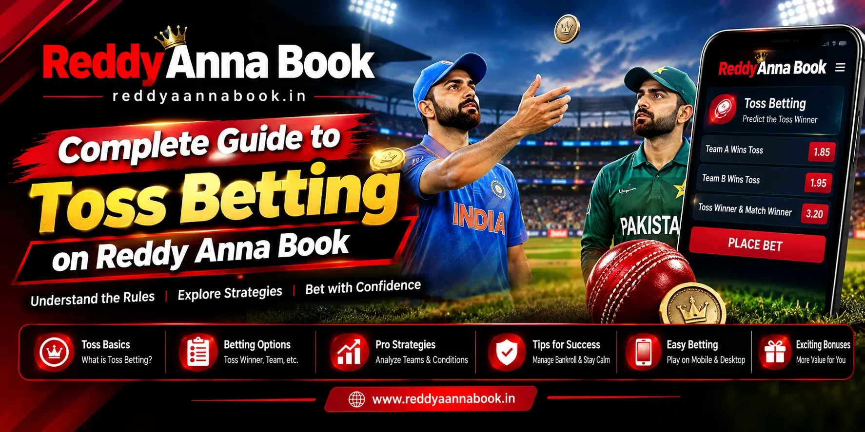 Complete Guide to Toss Betting on Reddy Anna Book