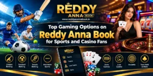Gaming Options on Reddy Anna Book for Sports and Casino Fans