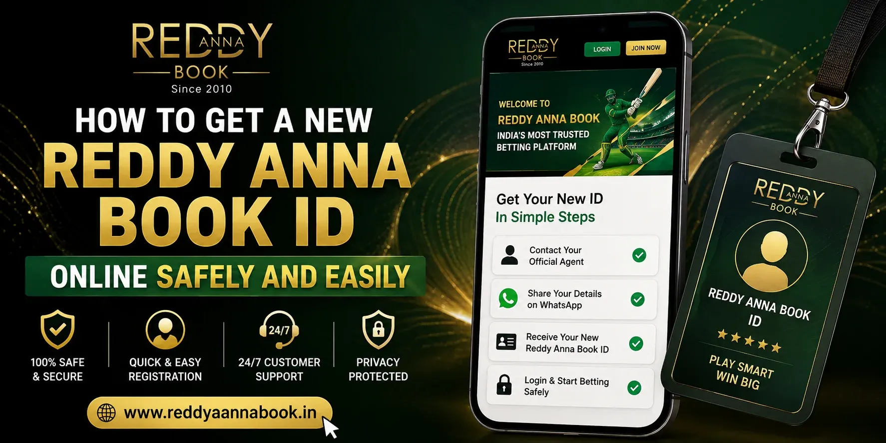 How to Get a New Reddy Anna Book ID Online Safely and Easily