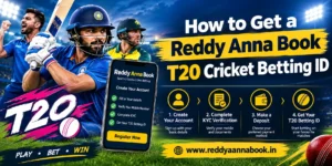 How to Get a Reddy Anna Book T20 Cricket Betting ID