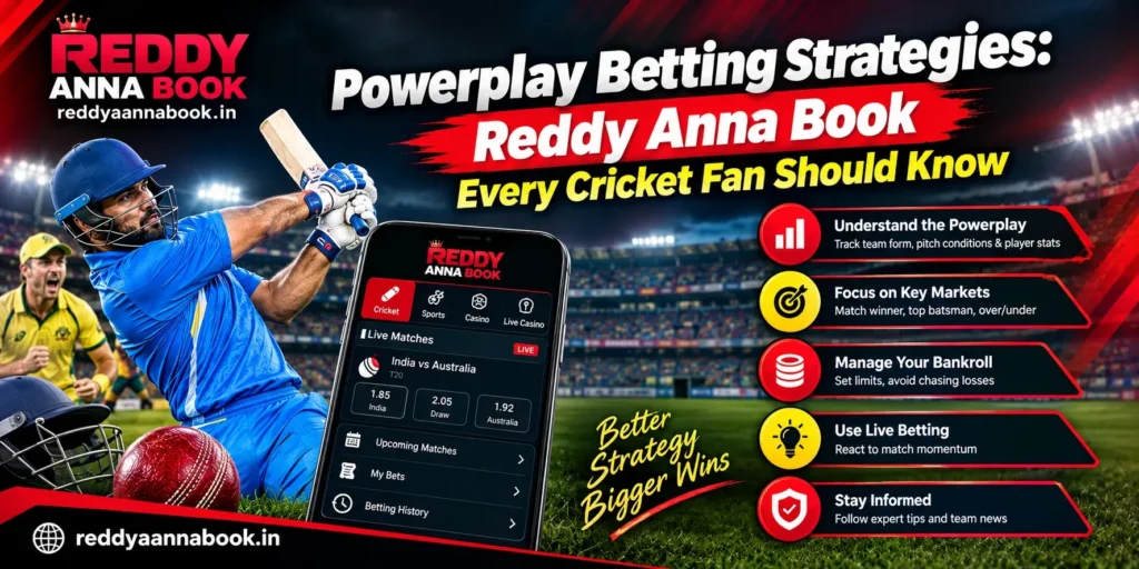 Powerplay Betting Strategies Reddy Anna Book Every Cricket Fan