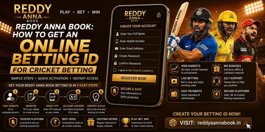 Reddy Anna Book How to Get an Online Betting ID
