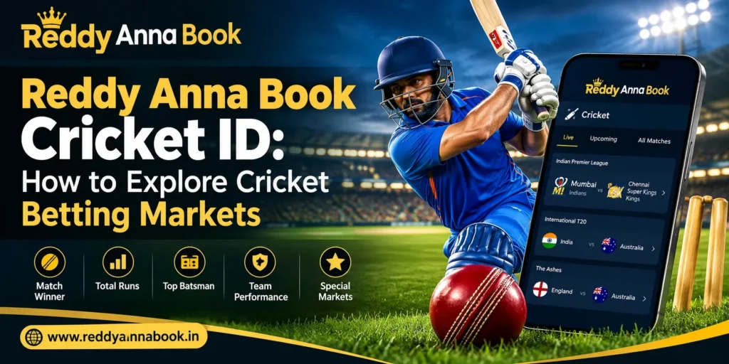 Reddy Anna Book Cricket ID